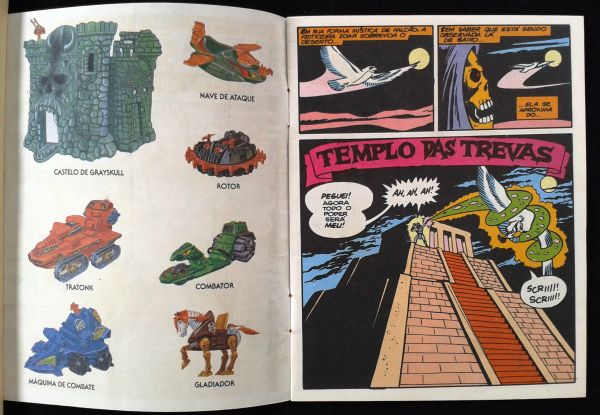 MINI COMIC MASTERS OF THE UNIVERSE (HE-MAN) N° 2 - O TEMPLO DAS TREVAS