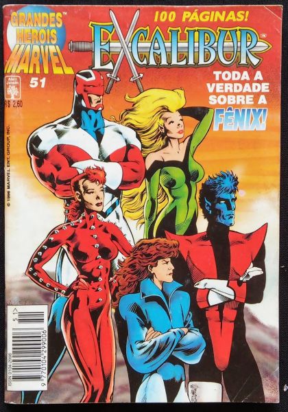 GRANDES HERÓIS MARVEL - 1ª SERIE n° 051 - EXCALIBUR