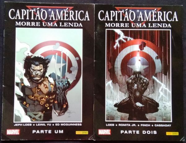 CAPITÃO AMERICA - MORRE UMA LENDA n° 1 ao 2 - COMPLETO