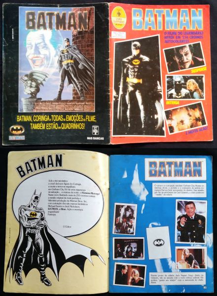 ALBUM LIVRO ILUSTRADO BATMAN O FILME 1989