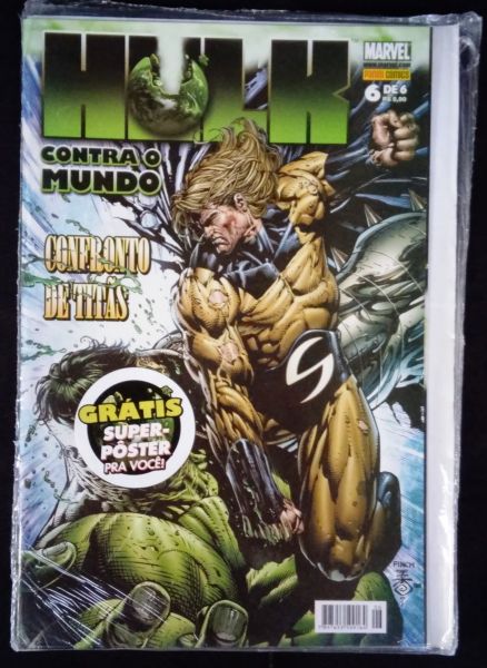 HULK CONTRA O MUNDO n° 06 + Pôster