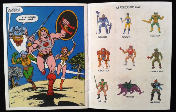 MINI COMIC MASTERS OF THE UNIVERSE (HE-MAN) N° 2 - O TEMPLO DAS TREVAS