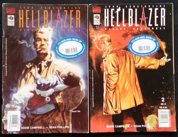 HELLBLAZER - NOÇÕES PERVERSAS n° 1 ao 2 - COMPLETO