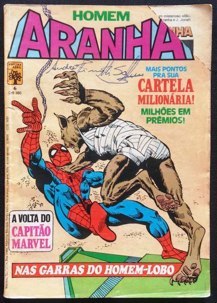 HOMEM-ARANHA n° 006 - NAS GARRAS DO HOMEM-LOBO