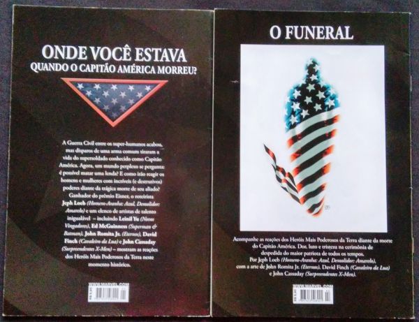 CAPITÃO AMERICA - MORRE UMA LENDA n° 1 ao 2 - COMPLETO