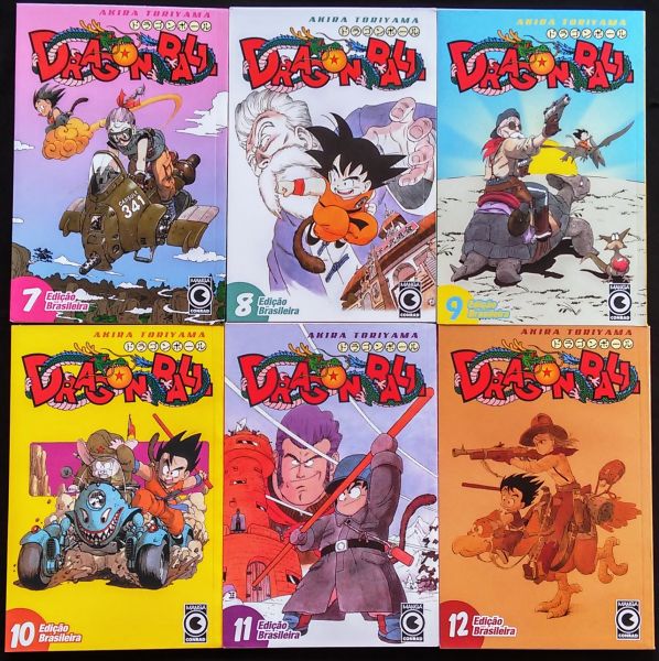 DRAGON BALL - Pacote com as edições 1 ao 5, 9, 10,12, 15, 16 e 17