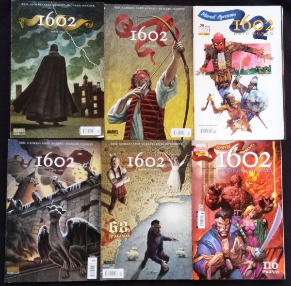 1602 N° 1 AO 4 - COMPLETA + O NOVO MUNDO E OS QUATRO DO FANTASTICKO