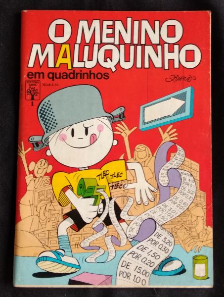 O MENINO MALUQUINHO EM QUADRINHOS N° 01