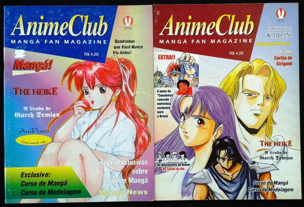 ANIME CLUB - MANGA FAN MAZINE N° 1 AO 2