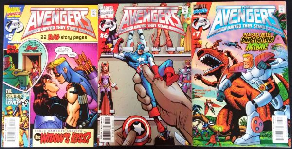 THE AVENGERS UNITED THEY STAND N° 1 AO 7 - COMPLETO