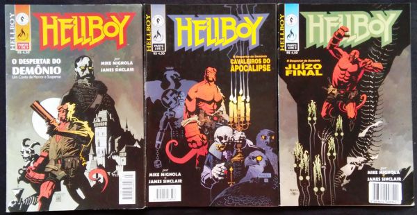 HELLBOY - O DESPERTAR DO DEMÔNIO n° 1 ao 3 - COMPLETO