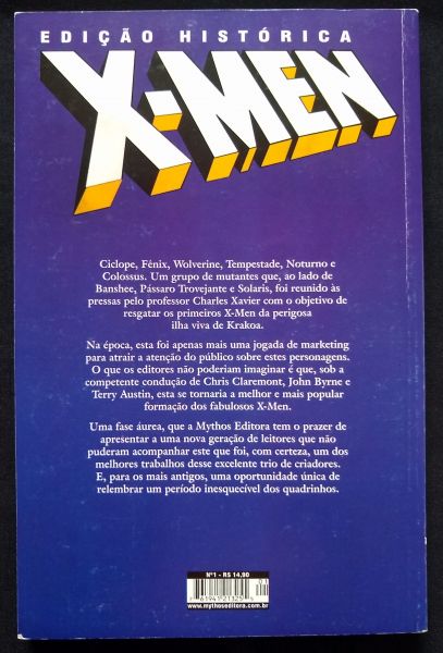 X-MEN EDIÇÃO HISTÓRICA  n° 01