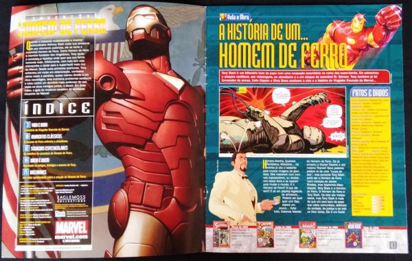 REVISTA COLEÇÃO DE MINIATURAS MARVEL N° 012 - HOMEM DE FERRO