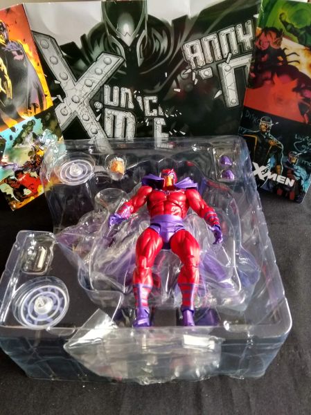 Action Figure Magneto Yamaguchi Revoltech (réplica)