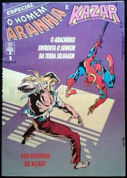 O HOMEM-ARANHA E KAZAR ESPECIAL