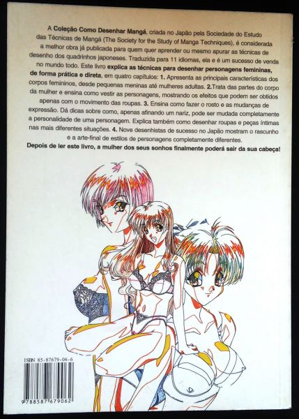 COMO DESENHAR MANGA n° 02 - TÉCNICAS PARA CRIAR PERSONAGENS FEMININAS