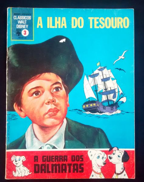 CLASSICOS WALT DISNEY N° 003 - A ILHA DO TESOURO/ A GUERRA DOS DALMATAS