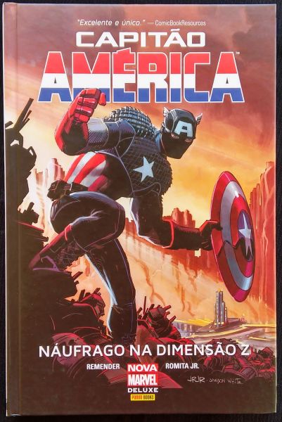 CAPITÃO AMERICA - NAUFRAGO NA DIMENSÃO Z - CAPA DURA