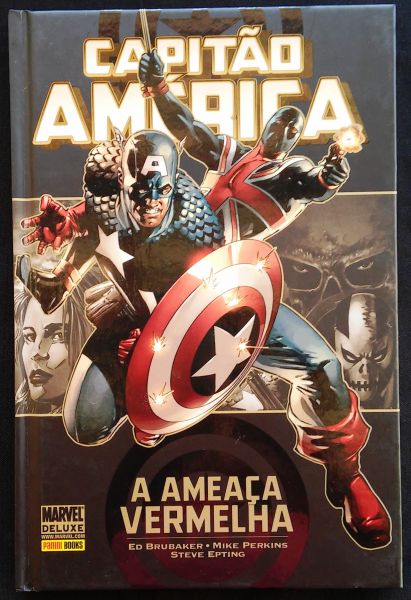 CAPITÃO AMÉRICA - A AMEAÇA VERMELHA - MARVEL DELUXE