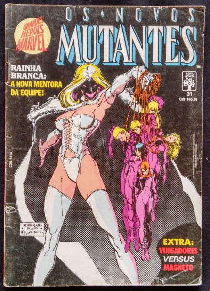 GRANDES HERÓIS MARVEL - 1ª SERIE n° 031 - OS NOVOS MUTANTES