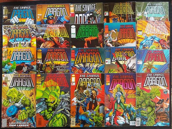 THE SAVAGE DRAGON n° 1 ao 16 + 1 ao 4 - COLEÇÃO COMPLETA