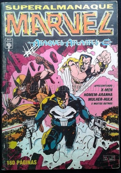 SUPERALMANAQUE MARVEL N° 8 e 9 - Ataques Atlantes