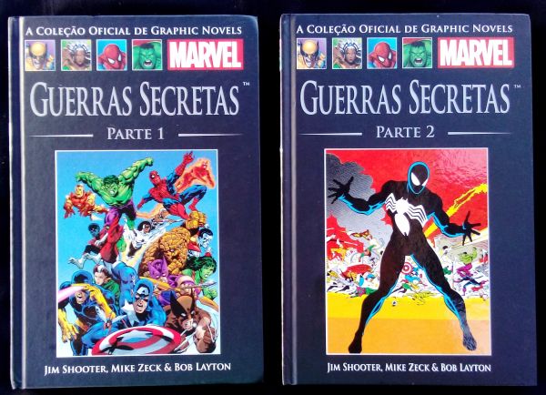 GRAPHIC NOVELS MARVEL N° 006 E 007 - GUERRAS SECRETAS COMPLETA