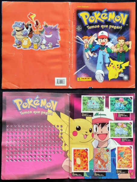 ALBUM LIVRO ILUSTRADO POKEMON 1999 (INCOMPLETO)