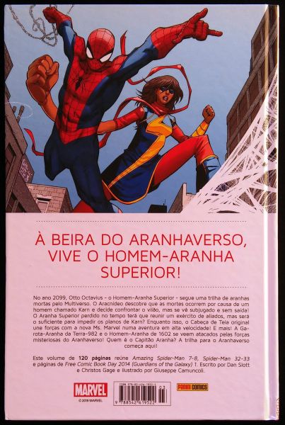 O ESPETACULAR HOMEM-ARANHA - PRELUDIO PARA O ARANHAVERSO - CAPA DURA BRANCA