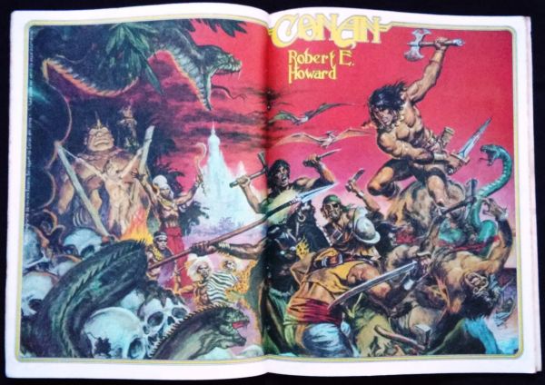 A ESPADA SELVAGEM DE CONAN EM CORES N ° 001