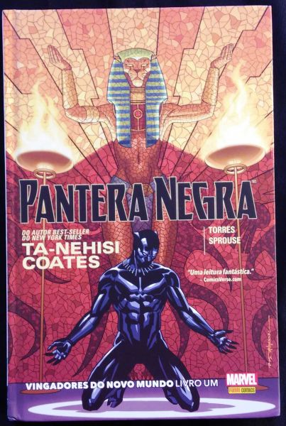 PANTERA NEGRA - VINGADORES DO NOVO MUNDO N° 01 - CAPA DURA BRANCA