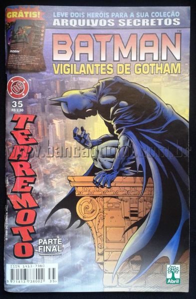 BATMAN VIGILANTES DE GOTHAM N° 035 - Terremoto Parte Final