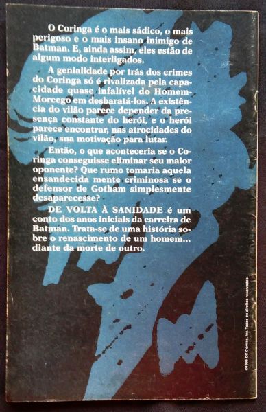 UM CONTO DE BATMAN - DE VOLTA A SANIDADE n° 04