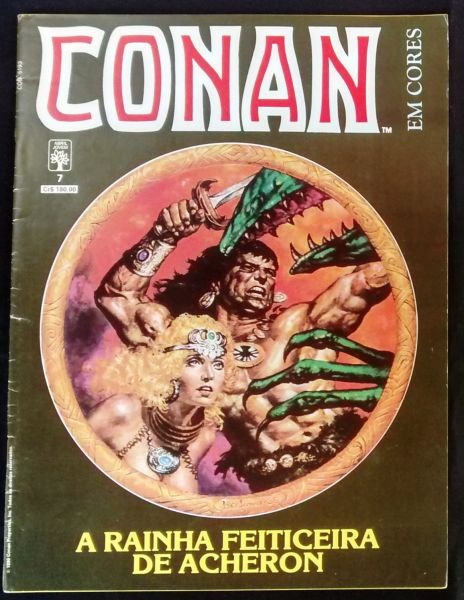 A ESPADA SELVAGEM DE CONAN EM CORES N ° 007