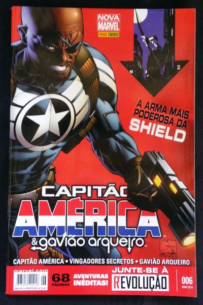 CAPITÃO AMÉRICA E GAVIÃO ARQUEIRO n° 06