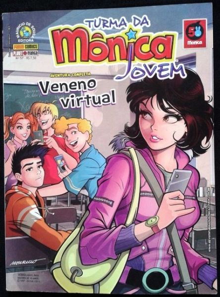 TURMA DA MONICA JOVEM N° 057 - Veneno virtual