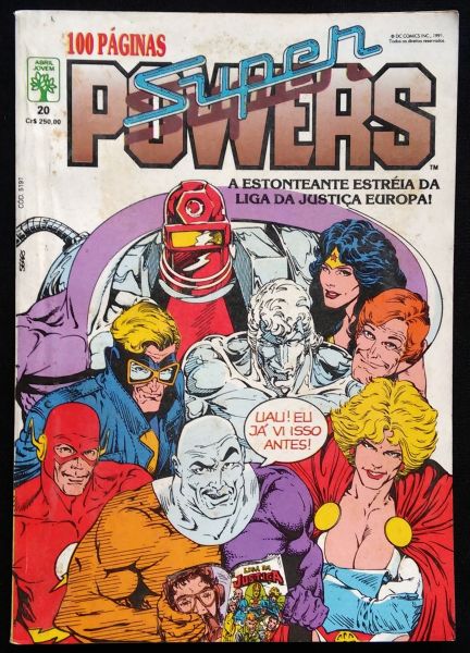 SUPER POWERS N° 20 - LIGA DA JUSTIÇA EUROPA