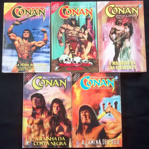 CONAN ESPADA E MAGIA Volumes 1 ao 5 - Completo