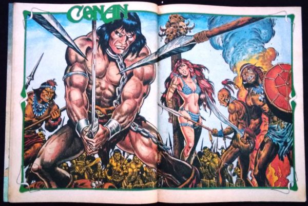 A ESPADA SELVAGEM DE CONAN EM CORES N ° 002