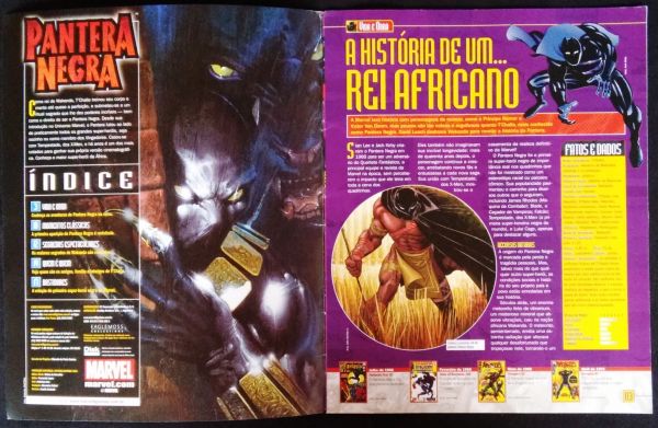 REVISTA COLEÇÃO DE MINIATURAS MARVEL N° 030 - PANTERA NEGRA