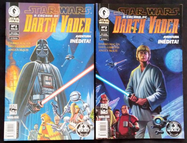 STAR WARS - A CAÇADA DE DARTH VADER n° 1 AO 2 - COMPLETO