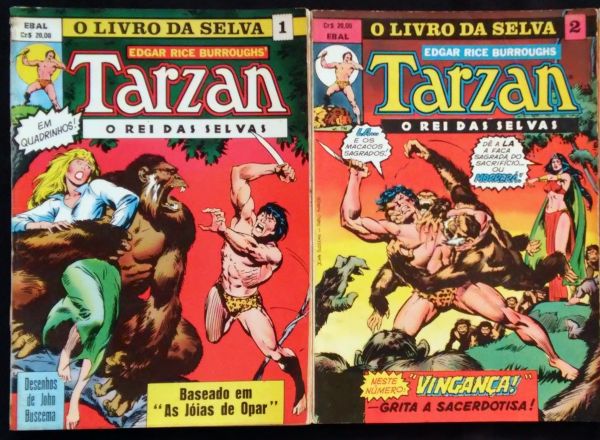 TARZAN O REI DAS SELVAS - O LIVRO DA SELVA n° 1 e 2