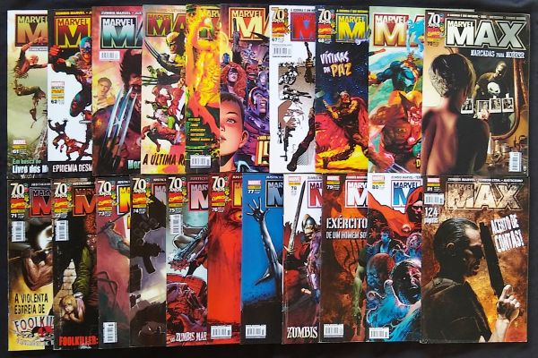 MARVEL MAX N° 1 AO 81- COLEÇÃO COMPLETA