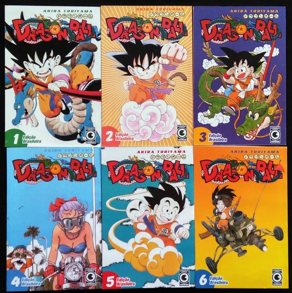 DRAGON BALL - Pacote com as edições 1 ao 5, 9, 10,12, 15, 16 e 17