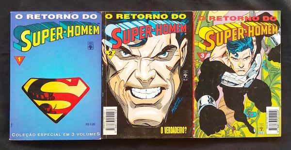 O RETORNO DO SUPER-HOMEM n° 1 AO 3 - Completo