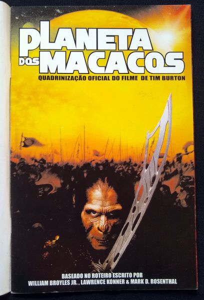 PLANETA DOS MACACOS - QUADRINIZAÇÃO DO FILME