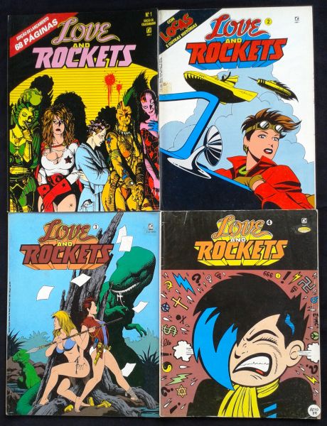 LOVE AND ROCKETS N° 1 AO 4 - Completo