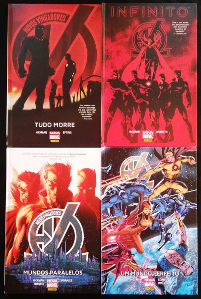 NOVOS VINGADORES N° 1 AO 4 - COMPLETO