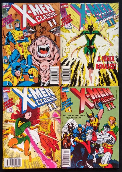 X-MEN CLASSIC II n° 01 ao 04 - COMPLETO