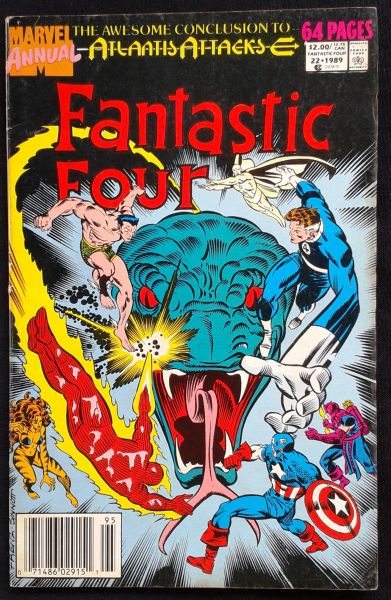 FANTASTIC FOUR ANNUAL VOLUME I N° 22 - ATLANTIS ATTACKS